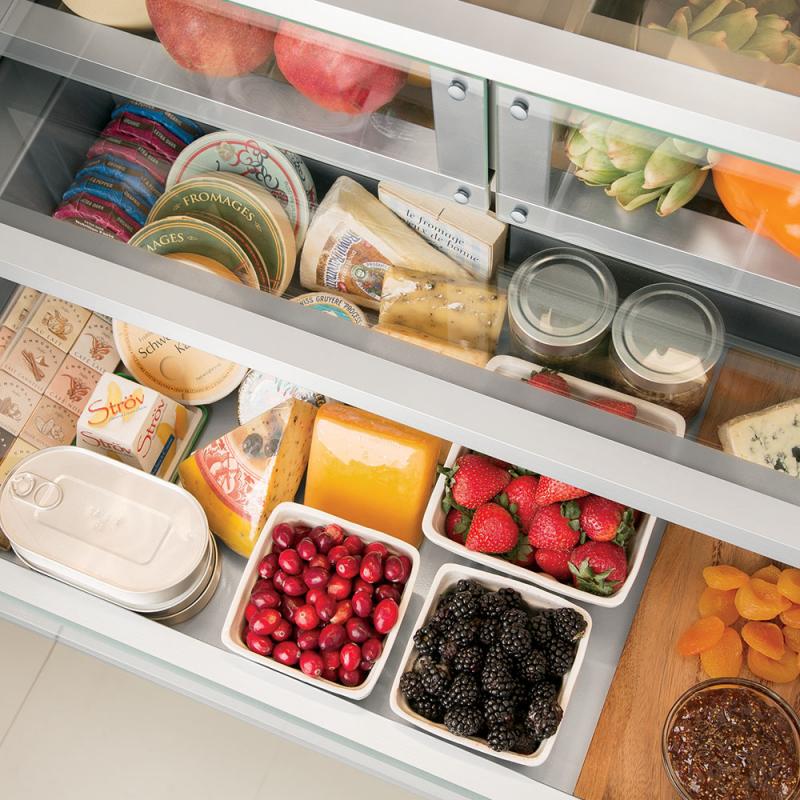 Monogram ZIP360NN 36 Built In French Door Refrigerator Custom Panel