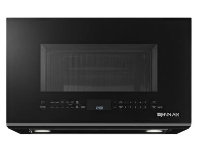 30" Jenn-Air 1.9 Cu. Ft. Black Floating Glass Over-the-Range Microwave Oven With Convection - JMV9196CB