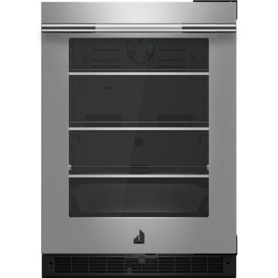 24" Jenn-Air RISE Under Counter Glass Door Refrigerator, Right Swing - JUGFR242HL