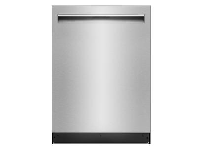 24" Jenn-Air 38 dBA Lustre Stainless TriFecta Pocket-Handle Dishwasher - JDTSS247HS