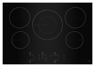 30" Jenn-Air Induction Smoothtop Cooktop with 5 Elements in Black - JIC4530KB