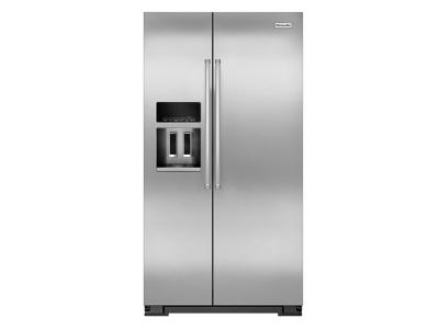 36" KitchenAid 19.9 Cu Ft. Counter-Depth Side-by-Side Refrigerator - KRSC700HPS