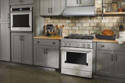 30'' KitchenAid 4.1 Cu. Ft. Smart Commercial-Style Gas Range With 4 Burners - KFGC500JMH