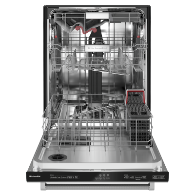 KitchenAid 47 DBA Two-rack Dishwasher in PrintShield Finish with Prowash Cycle (KDTE104KPS)