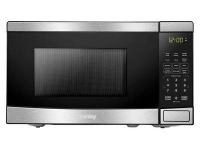 17" Danby 0.7 Cu. Ft. Capacity 700 Watts Microwave With Stainless Steel Front - DBMW0721BBS