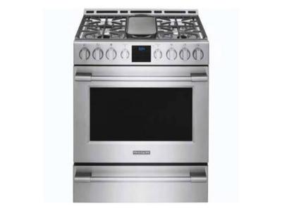 30" Frigidaire Professional 5.6 Cu. Ft. Front Control Gas Range with Air Fry - PCFG3078AF