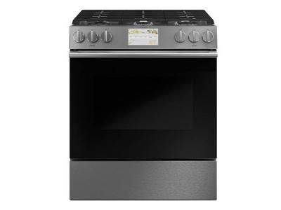 30" Café 5.7 Cu. Ft. True Convection 6-Burner Slide-In Dual Fuel Range - CC2S900M2NS5