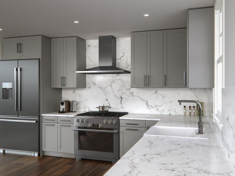 Zephyr black stainless shop range hood