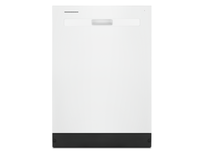 24" Whirlpool 55 DBA Quiet Dishwasher with Adjustable Upper Rack in White - WDP560HAMW