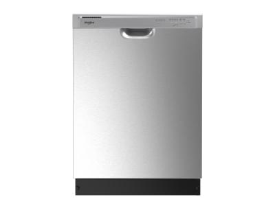 24" Whirlpool 57 dBA Quiet Dishwasher with Boost Cycle in Stainless Steel - WDF340PAMM