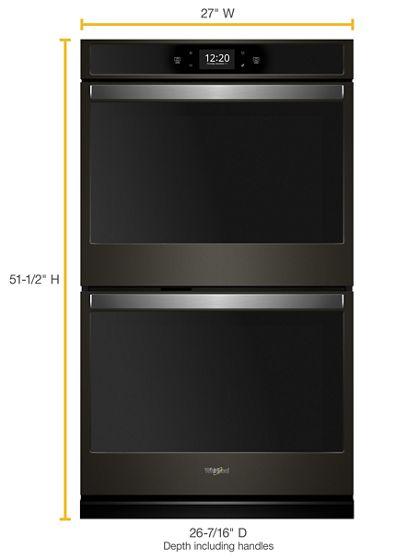 Double wall oven online 26 inches wide
