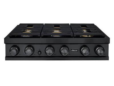 36" Dacor Modernist Series Smart Liquid Propane Rangetop with 6 Sealed Burners - DTT36M876PM