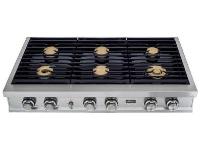 48" Dacor Modernist Series Smart Liquid Propane Rangetop with 6 Sealed Burners  - DTT48M876PS