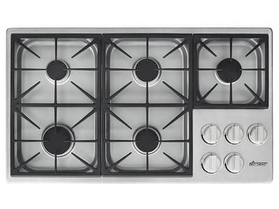 36" Dacor Professional Gas Cooktop - HDCT365GS/LP