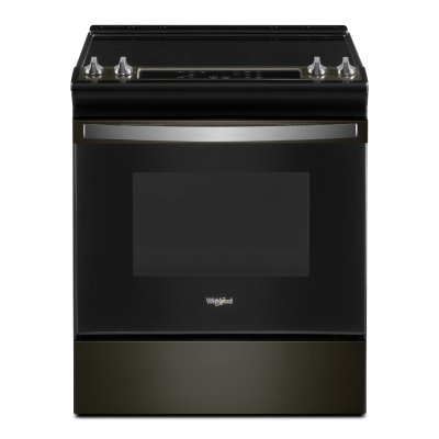 30" Whirlpool 4.8 Cu. Ft. Electric Range With Frozen Bake Technology In Black Stainless - YWEE515S0LV