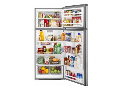 28" Whirlpool 18 Cu. Ft. Refrigerator Compatible With The EZ Connect Icemaker Kit - WRT518SZFG