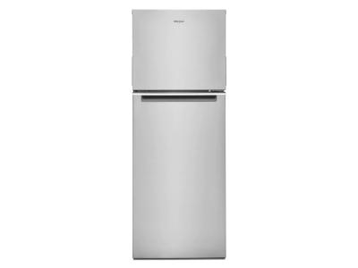 24" Whirlpool 12.9 Cu. Ft. Top Freezer Refrigerator In Fingerprint Resistant Stainless Steel - WRT313CZLZ