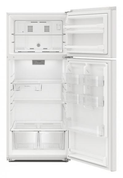 28" Whirlpool 16.6 Cu. Ft. Wide Top-Freezer Refrigerator in White - WRTX5028PW            