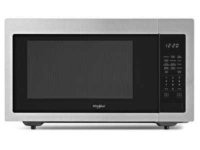 22" Whirlpool 1.6 Cu. Ft. Countertop Microwave With 1200-Watt Cooking Power - YWMC30516HZ