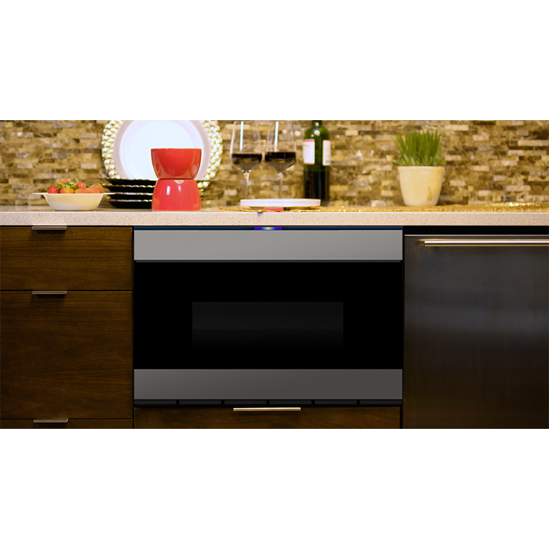 Sharp microwave drawer black stainless deals