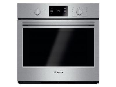 30" Bosch 4.6 Cu. Ft. 500 Series Single Wall Oven In Stainless Steel - HBL5351UC