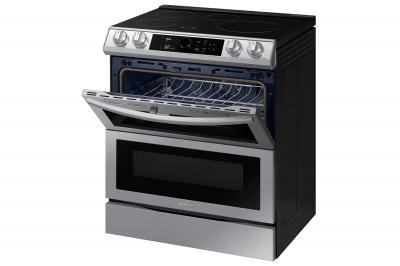 Induction clearance range oven