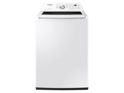 27" Samsung Top Load Washer With Vibration Reduction Technology In White - WA45T3200AW