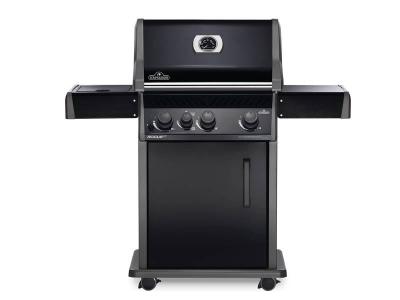 51" Napoleon Rogue 3-Burner Propane Gas Grill with Infrared Side Burner - RXT425SIBPK-1