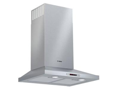 24" Bosch Wall Mount Pyramid Style Canopy Hood With 300 CFM - HCP34E52UC