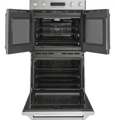 30" Monogram Double Pro French-Door Wall Oven - ZET2FLSS