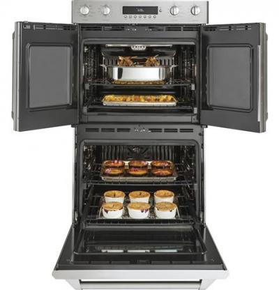 30" Monogram Double Pro French-Door Wall Oven - ZET2FLSS