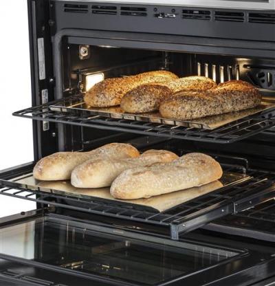 30" Monogram Double Wall Oven with Glass Touch Controls - ZET9550SHSS