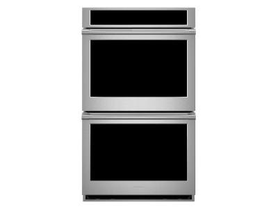 30" Monogram 10.0 Cu. Ft. Statement Collection Electric Convection Double Wall Oven - ZTDX1DPSNSS