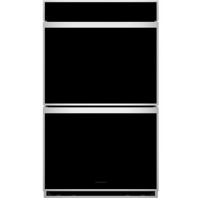 30" Monogram 10.0 Cu. Ft. Minimalist Collection Electric Convection Double Wall Oven - ZTDX1DSSNSS