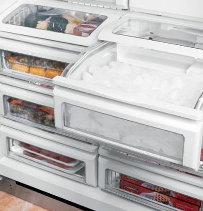 36" Monogram Built-In Freezer with Enhanced Temperature System, Ice Drawer - ZIFS360NNRH