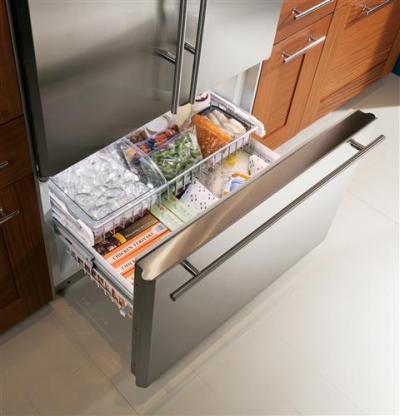 36" Monogram Built-In French-Door Refrigerator - ZIPS360NHSS