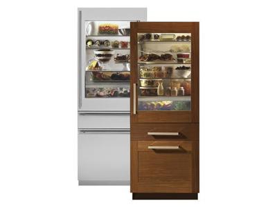 30" Monogram Integrated Glass Door Refrigerator - ZIK30GNHII