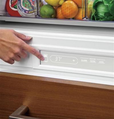 30" Monogram Integrated Glass Door Refrigerator - ZIK30GNHII