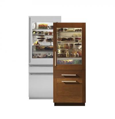 30" Monogram Integrated Glass Door Refrigerator - ZIK30GNHII