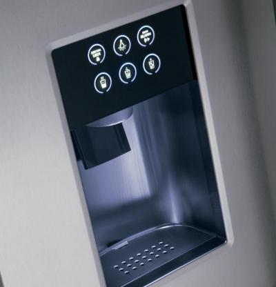 36" Monogram Built-In Side-by-Side Refrigerator with Dispenser - ZISB360DK