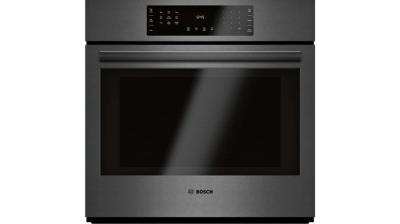 30" Bosch 4.6 Cu. Ft. 800 Series Single Wall Oven In Black Stainless Steel - HBL8443UC