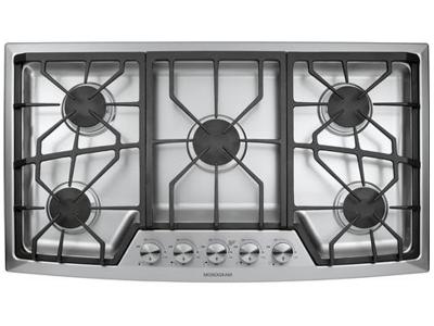 Monogram ZGU364NDTSS 36 Professional Gas Rangetop with 4 Burners and  Griddle (Natural Gas) - Stainless Steel