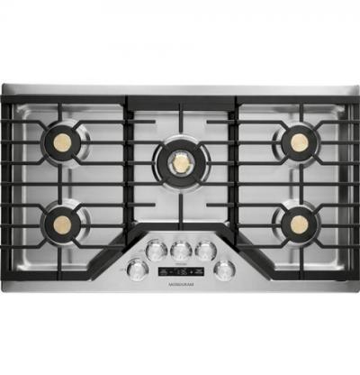 36" Monogram Deep-Recessed Gas Cooktop (Natural Gas) - ZGU36ESLSS