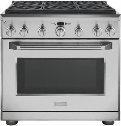 36" Monogram  Dual-Fuel Professional Range with 6 Burners (Natural Gas) - ZDP366NPSS
