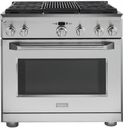 36" Monogram Pro Range Dual Fuel Range with Grill - ZDP364NRPSS