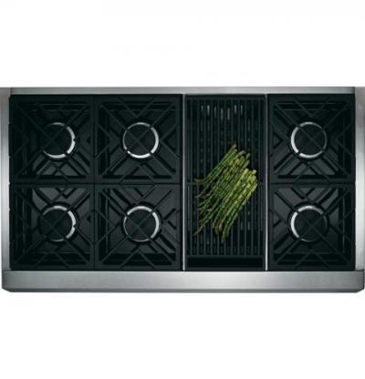 48" Monogram Pro Range Dual Fuel Range with Grill - ZDP486NRPSS