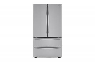 36" LG  4-Door French Door Refrigerator With Internal Water Dispenser - LMWS27626S