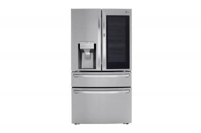 36" LG 23 Cu. Ft. Smart Wi-fi Enabled Instaview Door-in-Door Counter-Depth Refrigerator With Craft Ice Maker - LRMVC2306S