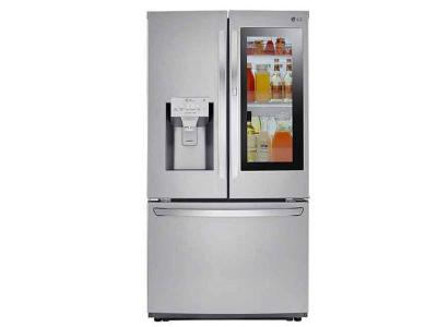 36" LG 22 Cu.ft Counter Depth Smudge Resistant Refrigerator With InstaView Door-in-Door  - LFXC22596S