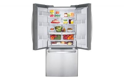 30" LG 21.8 cu.ft. Capacity French Door Refrigerator with Water dispenser  - LRFWS2200S